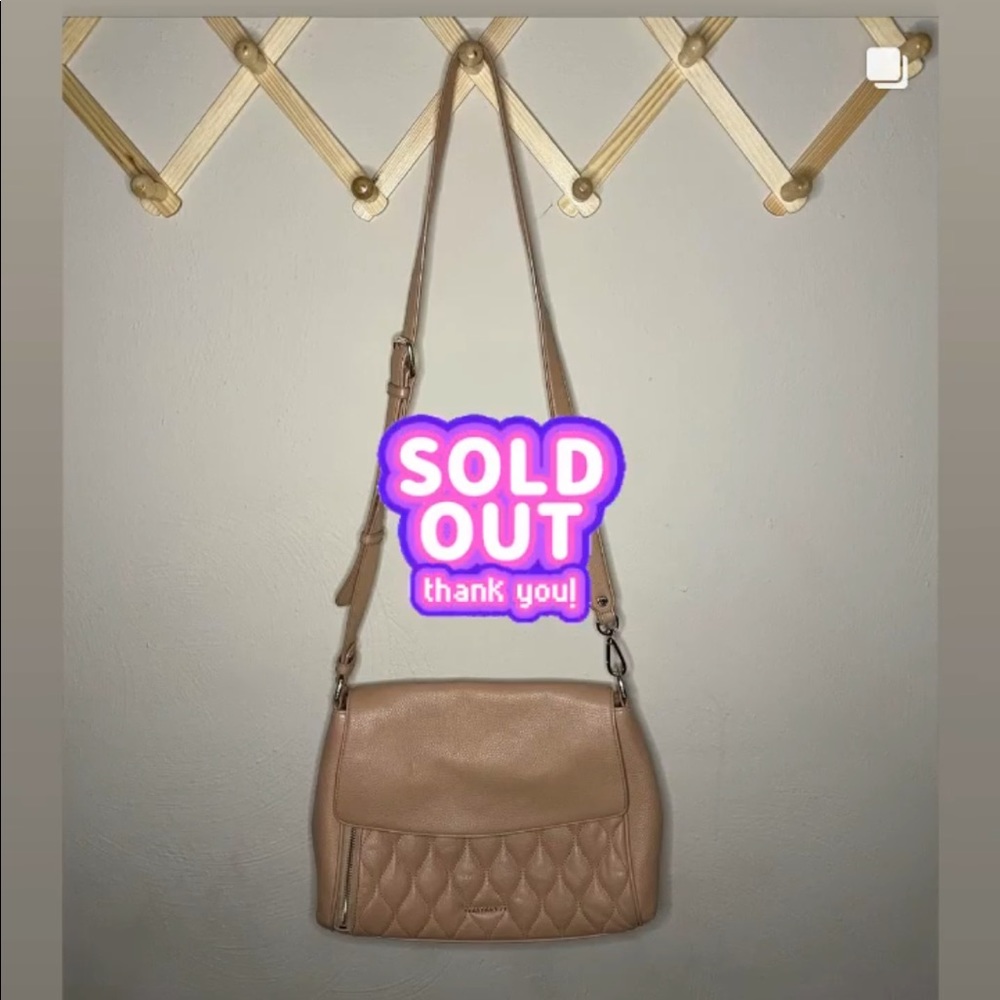 Nude Vera Bradley Leather Crossbody